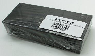 6 Kohleschieber, Kohlelineale, Kohleflügel, ein Satz (6 Stk.) 130x52x5 mm für Rietschle/ Gardner Denver Vakuumpumpen DTA 80, KTA 80/1, KTA 80/2