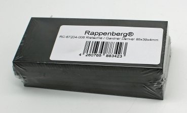 6 Kohleschieber, Kohleflügel, Kohlelineale, ein Satz (6 Stk.), 85x39x4mm für Elmo Rietschle / Gardner Denver Vakuumpumpen DLT 25, KLT 25, TL 25