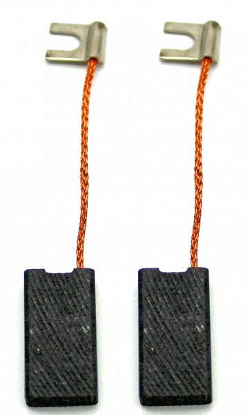 RC-181216 carbon brush pair 6,35x12x22mm for e.g. Black&Decker Grinder P5901, P5911, PAG617, PAG618, PRO2000