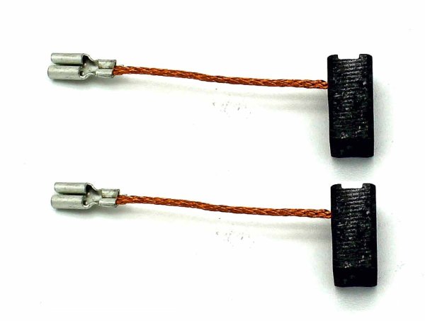 RC-286 carbon brush pair 6,3x8x13,5mm for e.g. DeWalt D25103K Typ1, D25112K Typ2, D25113K Typ2, D25114K Typ2, D25123K Typ1, D25124K Typ1