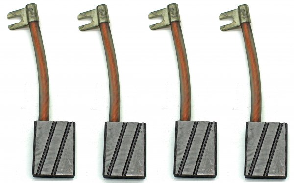 RC-303708-004Li carbon brush set, 4pcs. 12,5x25x32mm, for use in e.g. Linde Forklifs Ref: 0009718157