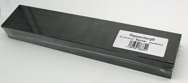 7 Carbon-Vanes 240x48x4mm,  90133400007, Drw. WN124-031  for e.g. Becker Vacuumpumps DVT3.140 