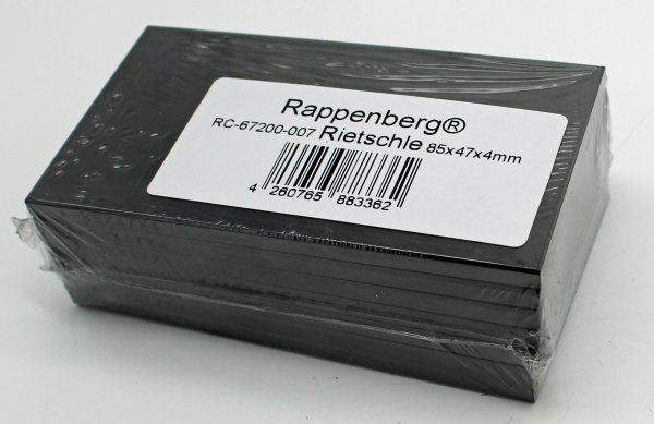 7 Kohleschieber, Kohlelineale, Kohleflügel, ein Satz (7Stk.) 85x47x4 mm für Rietschle / Gardner Denver Vakuumpumpen DLT40, VTN40, VLT40, KLT40