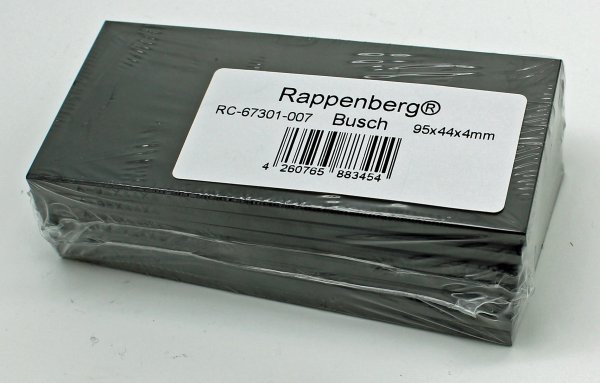 7 Kohleschieber, Kohlelineale, Kohleflügel, ein Satz (7Stk.), 95x44x4mm für Busch Vakuumpumpen SV 1040 B/C, SD 1040 B/C, DC 0040 C